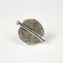 925 Ayar Saf Gümüş Denge Yüzüğü – Unisex Minimalist Tasarım